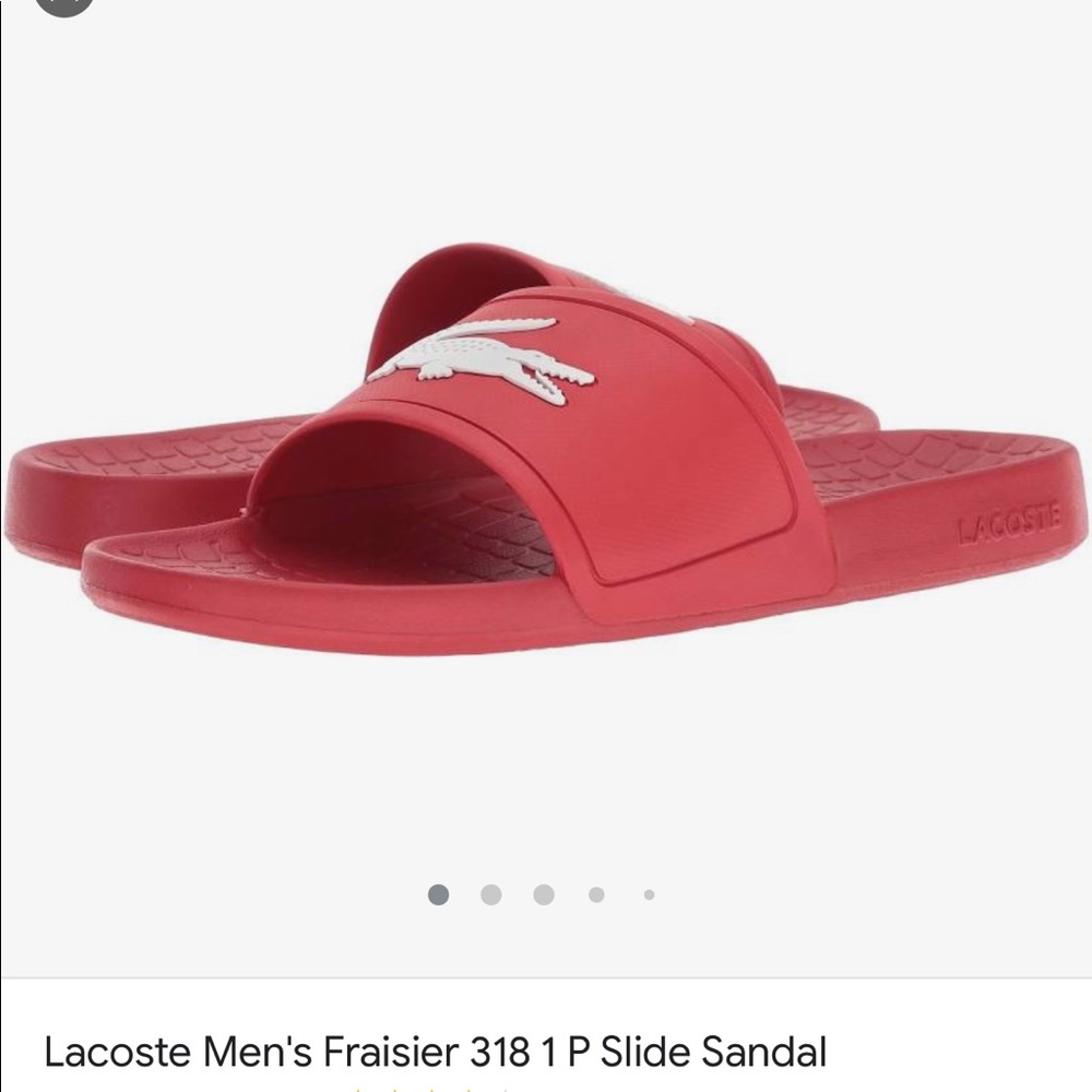 Lacoste Men’s Fraisier 318 1 P Slide Sandal